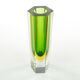 Sommerso vase, Murano glass, designed by F. Poli, Italy, 1950s