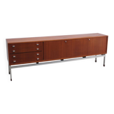 Grand buffet moderniste par Werner Wölfers pour V-Form, années 1960.