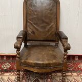 Leather armchair