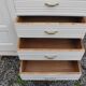 Asymmetrical solid oak wardrobe – Renovated Art Deco style