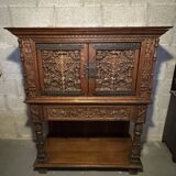 Antique buffet richly carved – Renaissance / Henry II style