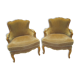Paire de fauteuils style louis XV