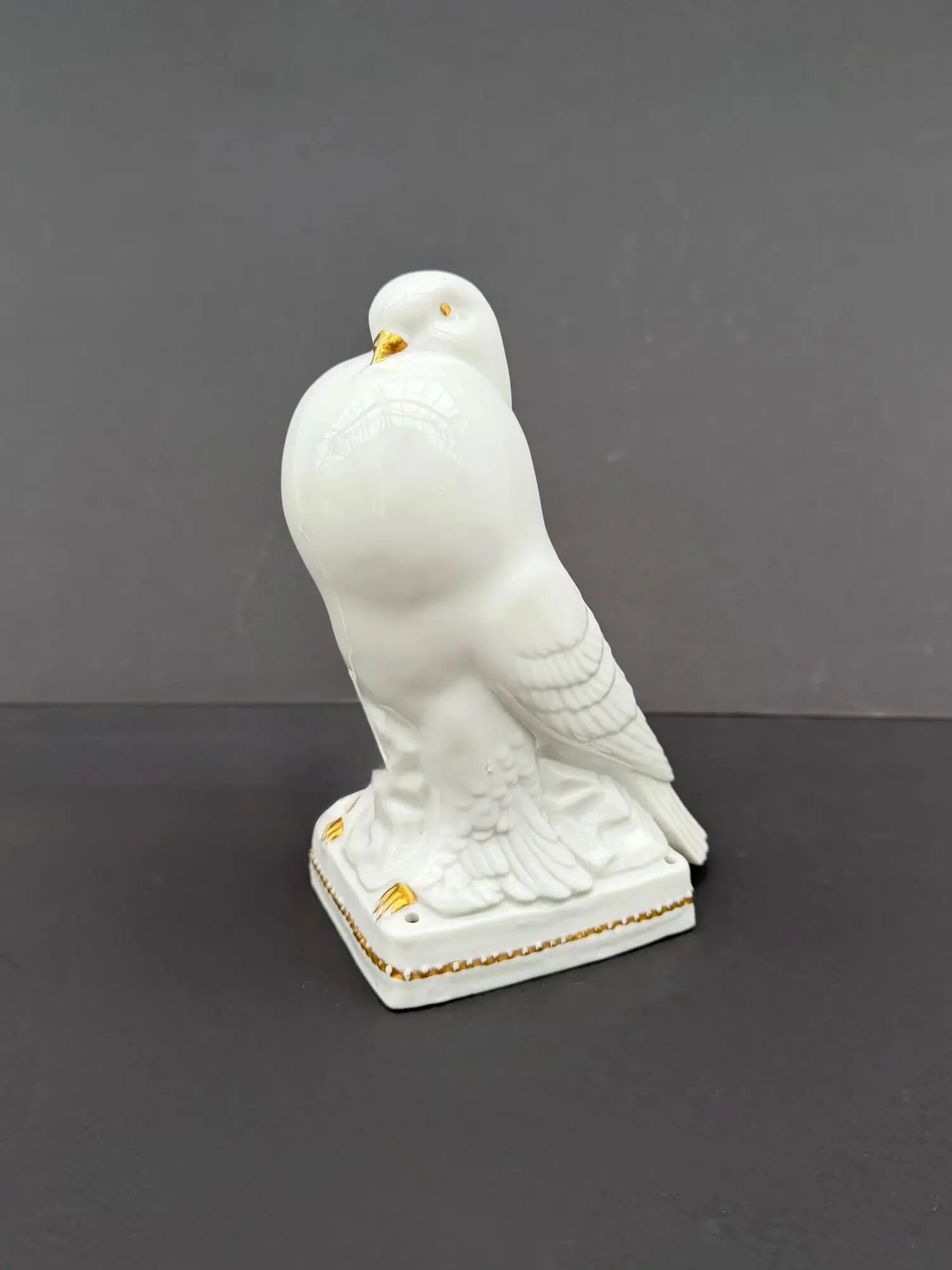 Art Deco night light in fine porcelain, France 1940