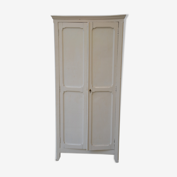 small Parisian painted wooden wardrobe