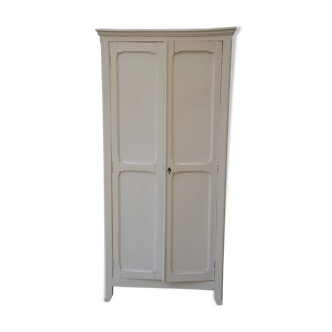 small Parisian painted wooden wardrobe