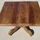 Square table in solid walnut