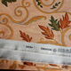 Cylindrical lampshade vintage autumn fabric