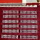 12 cutlery holders in cut glass in their original box length