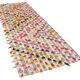 Turkish Handmade Vintage Anatolian Kilim 101 cm x 328 cm