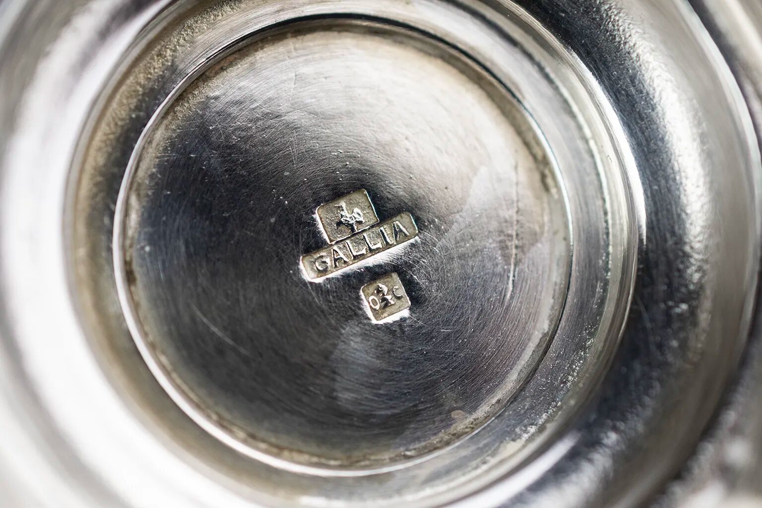 Gallia Christofle milk jug — Silver-plated metal, Colbert model