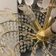 1980s chandelier with pendants