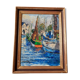 Fishing port painting