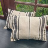 Striped cushion