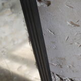 Black fireplace mirror 95x141cm