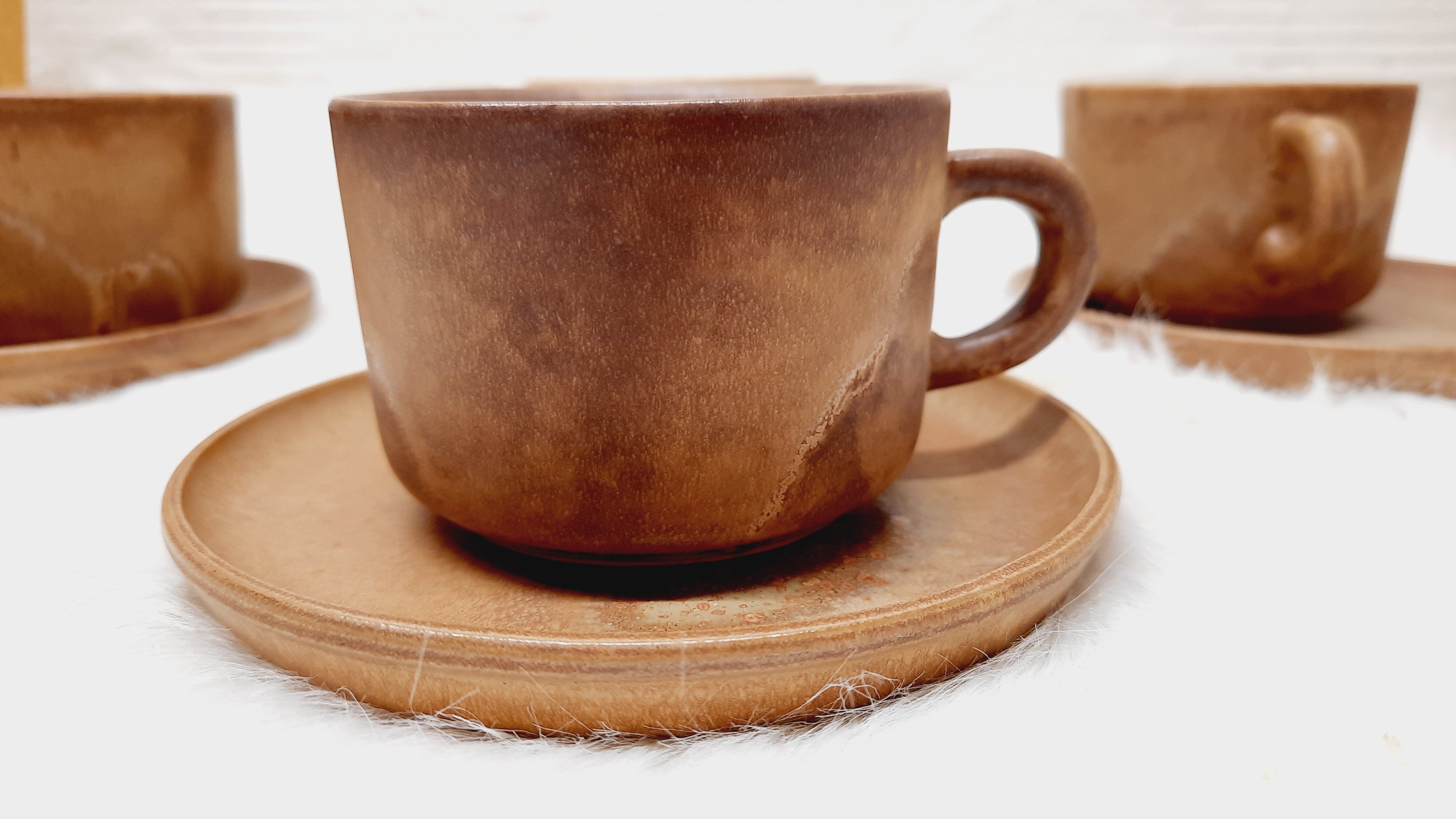 Lot 4 sandstone cups