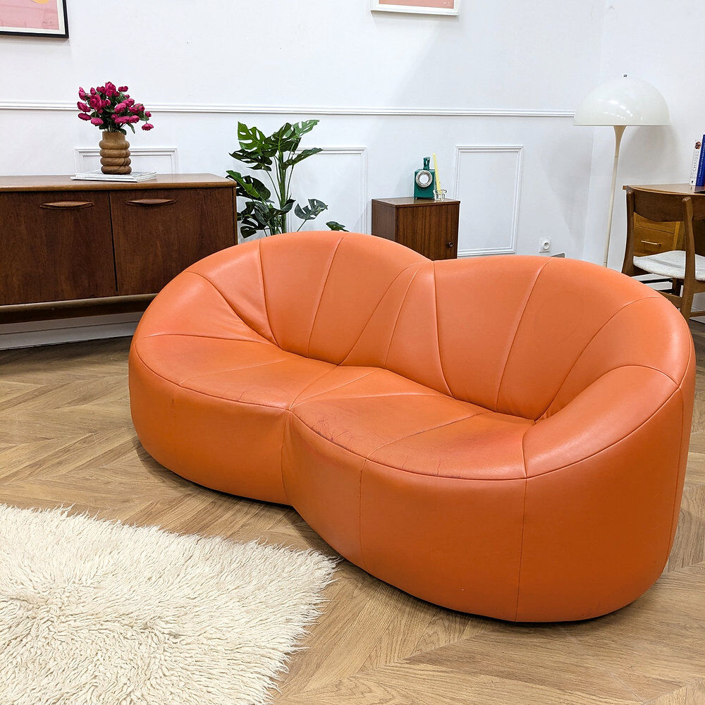 Pumpkin orange canapé