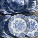 Ridgeway 13-piece dinner plate set – Windsor pattern – English Staffordshire earthenware