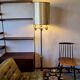 Brutalist mid-century brass floor lamp with 4 lights, 1960s