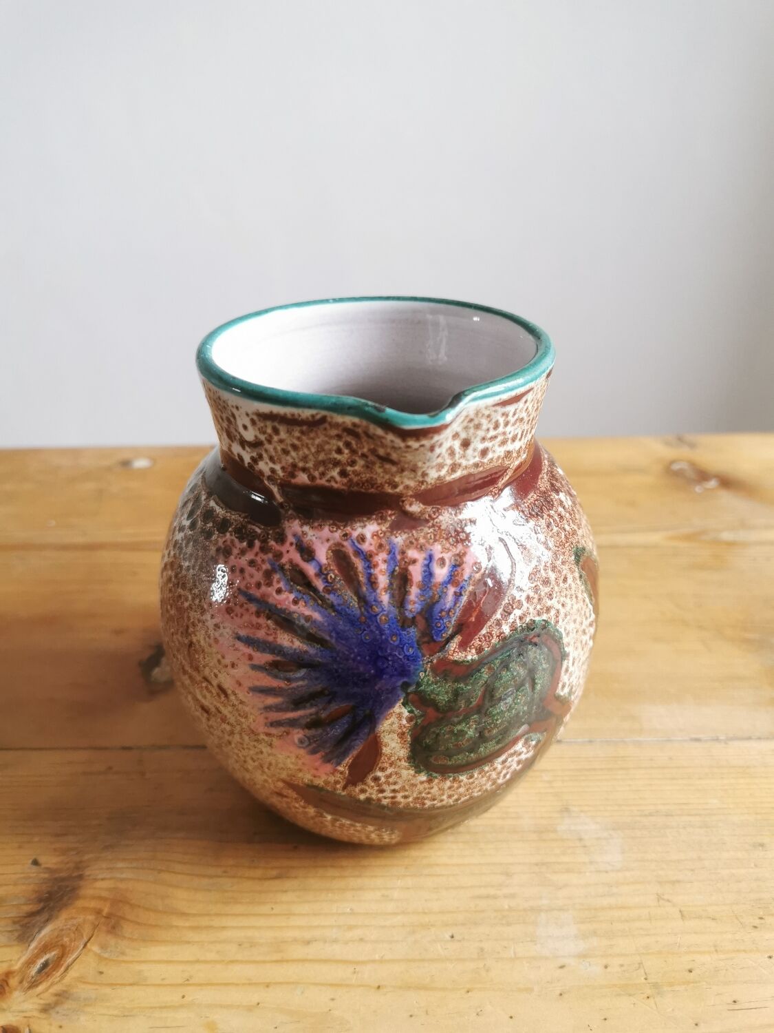 Vallauris ceramic pitcher