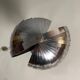 Vintage French Sculptural Table Lamp in Aluminium by Henri Mathieu, 1970s