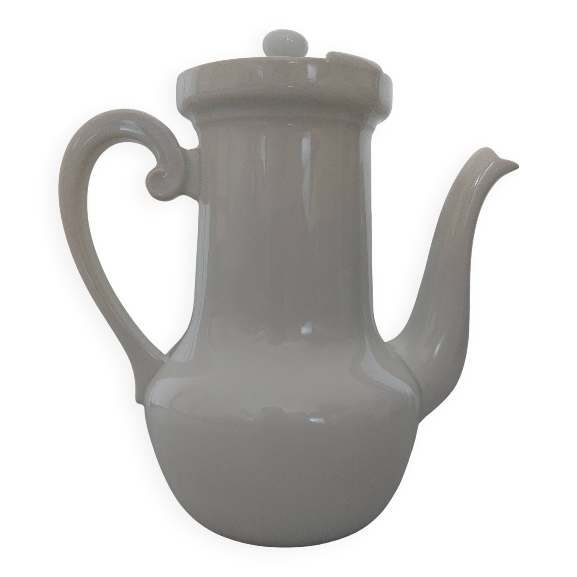 Vintage porcelain teapot and coffee maker Aluminite Frugier