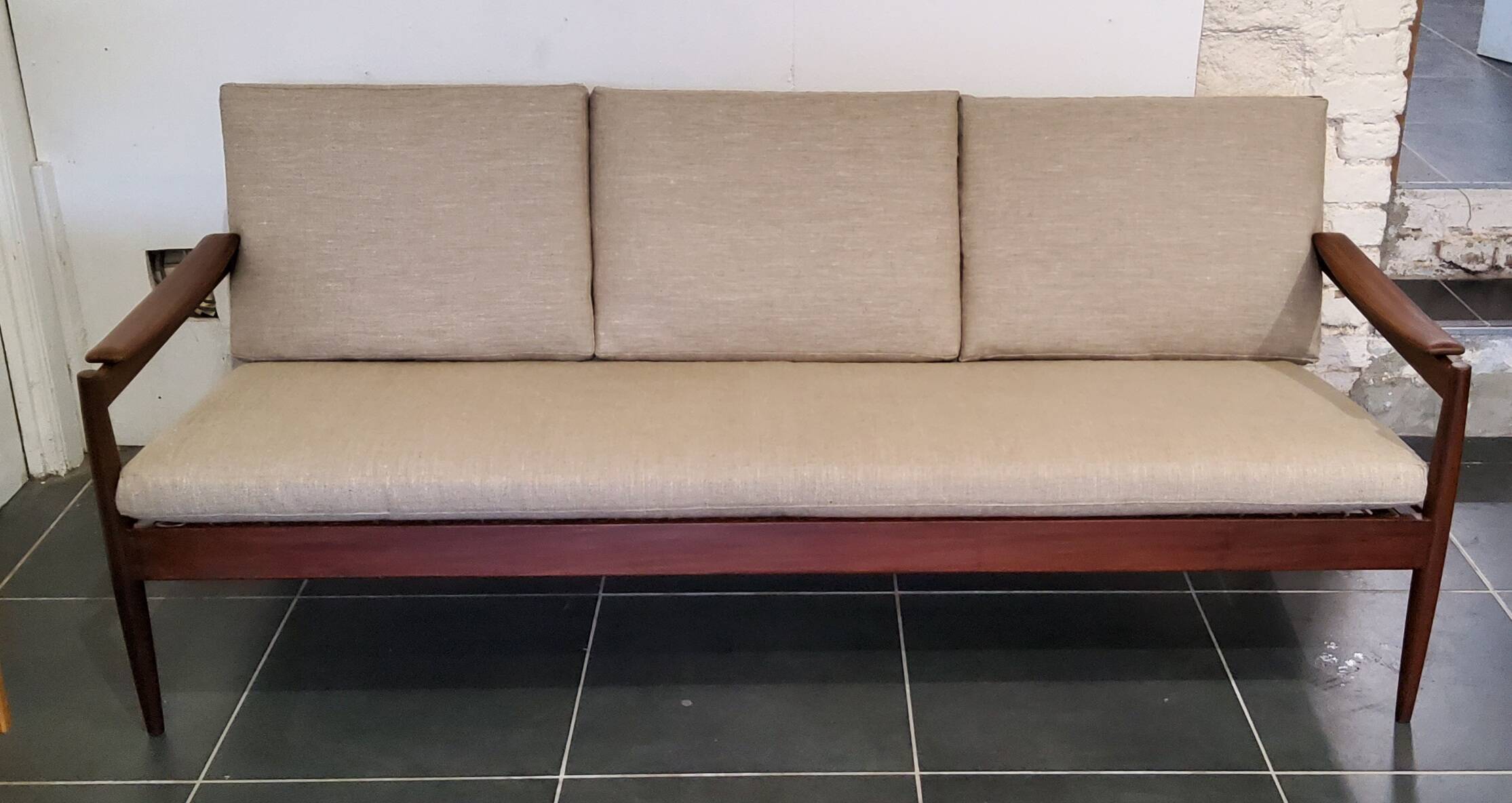 Teak sofa by Jos de Mey for Luxus