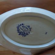 Ravier empty pocket porcelain vintage iron earth old sarreguemines