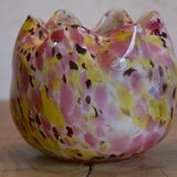 Vase jaune et rose
