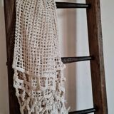 Old wooden farm ladder