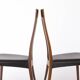 Set of 4 Vintage German Dining Chairs, 1960s, Ernst Martin Dettinger, Veil