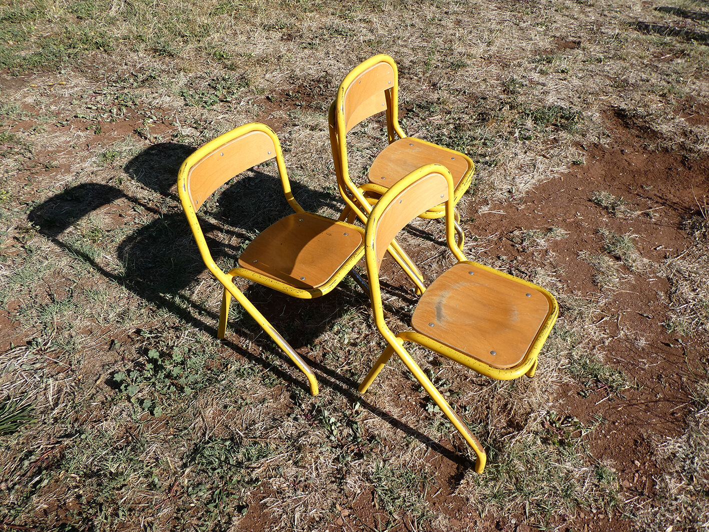 Wooden school chair 80