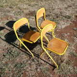 Wooden school chair 80