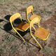 Wooden school chair 80