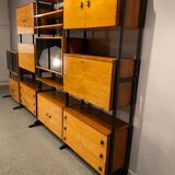 Book case Modular Walnut vintage 60’