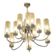Hanging Lamp Vintage Pendant Light Large Light Fixture Glass Chandelier