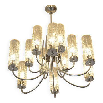 Hanging Lamp Vintage Pendant Light Large Light Fixture Glass Chandelier