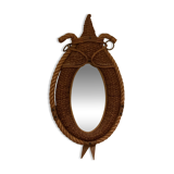 Rope mirror by Adrien Audoux & Frida Minet