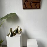 Pair of Hovik Lys brass wall lights Jonas Hidle Denmark