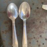 Cutlery set consisting of 49 pieces in silver metal, antique and collector's item