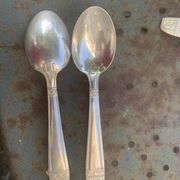 Cutlery set consisting of 49 pieces in silver metal, antique and collector's item