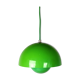 Green flowerpot hanging lamp by Verner Panton