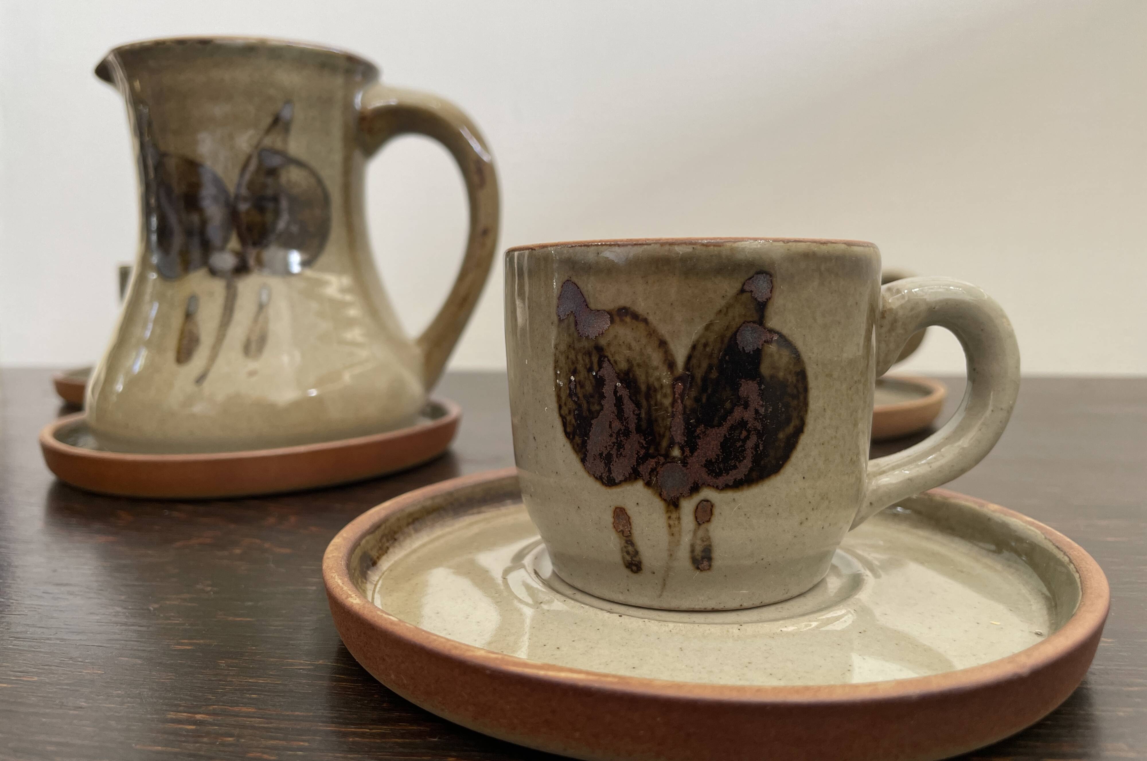 Coffee service in real French stoneware
