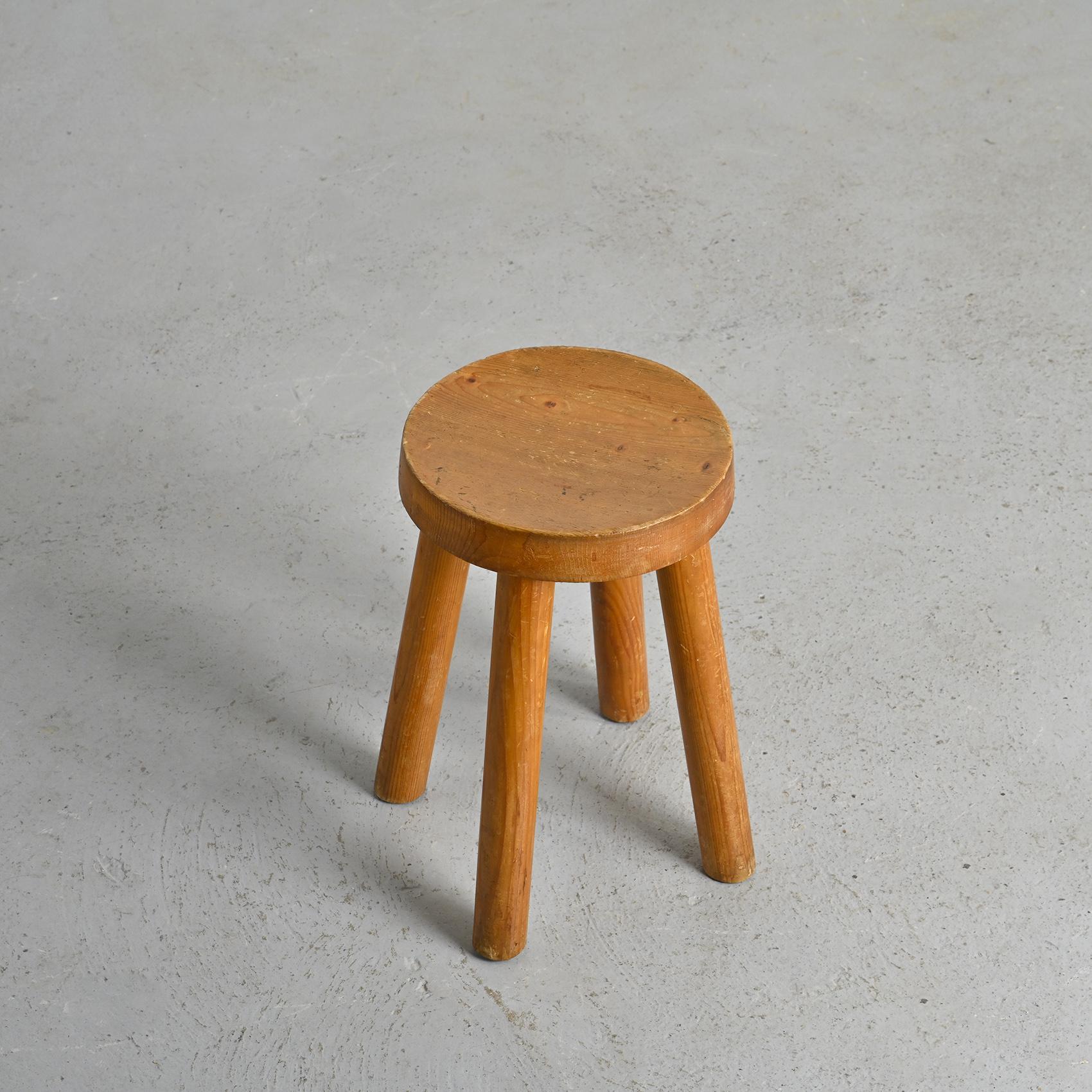 Stool by Charlotte Perriand for Les Arcs 1600, circa 1965