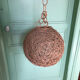 Hemp and rattan ball pendant lampshade