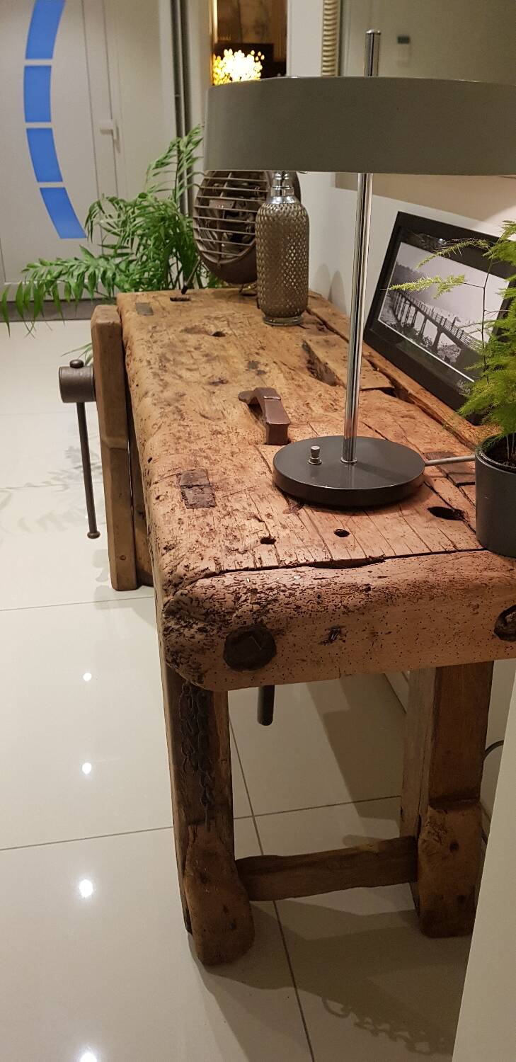 Old restored workbench