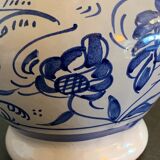 Domingo Punter blue ceramic pitcher, Teruel, 1960