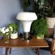 Large Murano glass and chrome lamp