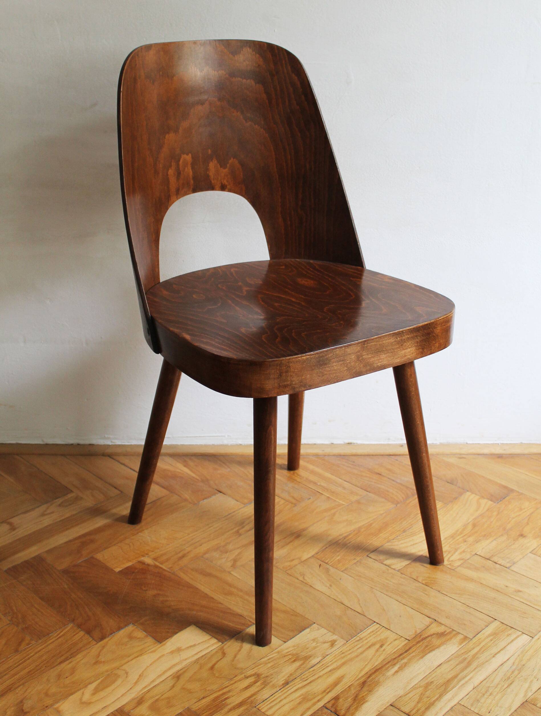 Mid Century Dining Chair No.515 by Oswald Haerdtl for TON Company