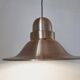 Large Midcentury Copper Pendant, Denmark, 1970s