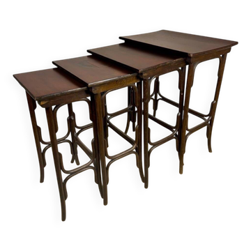 Nest tables Thonet No. 10 Art Nouveau 1900
